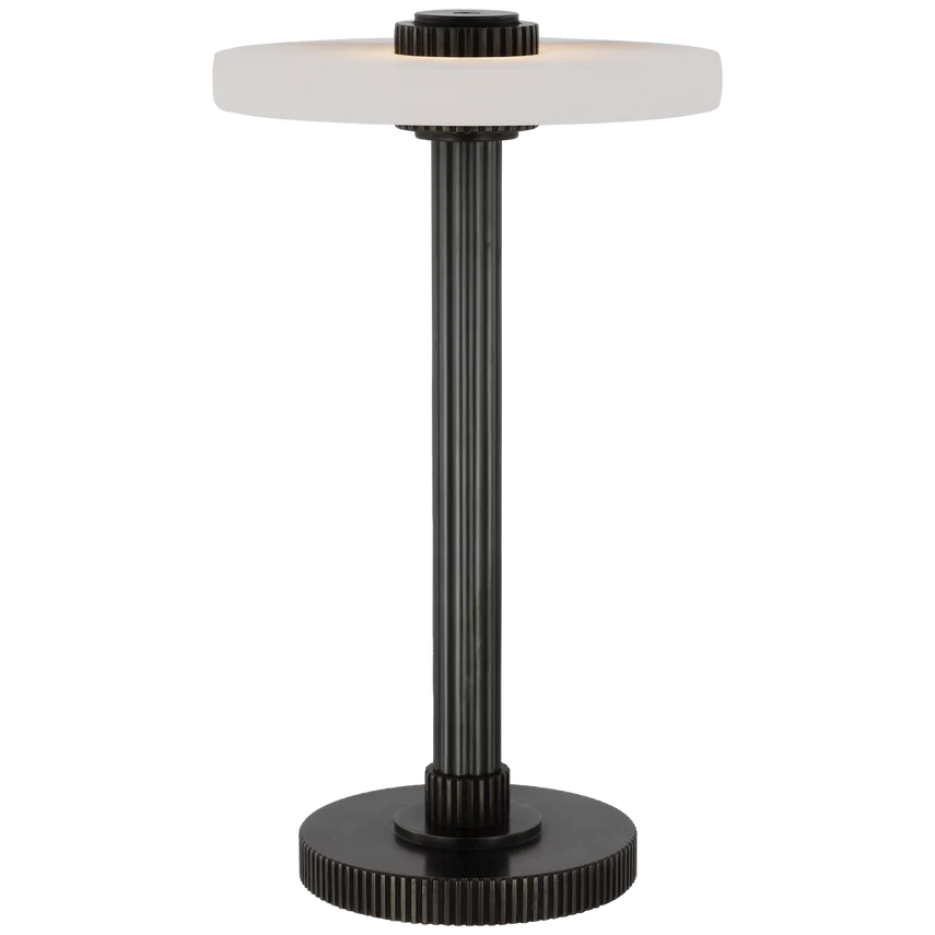 Aran 9" Rechargeable Accent Lamp- Various Finishes - Image 3