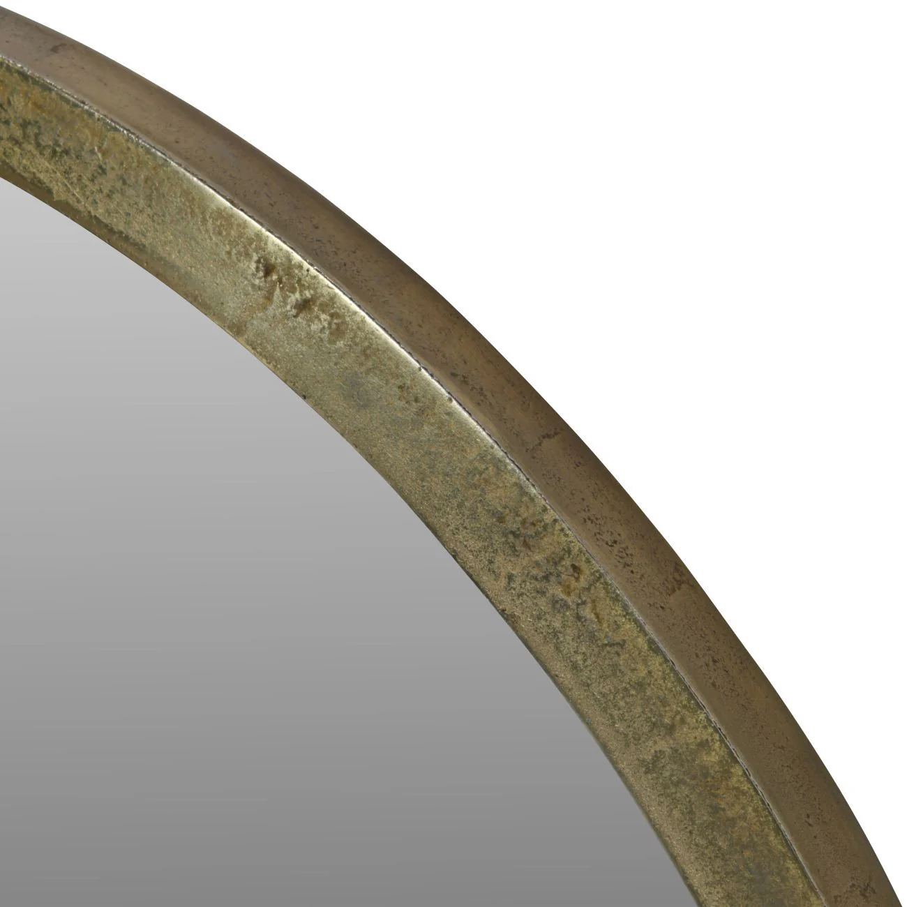 Arched Window Large Mirror in Brass Finish - Image 4