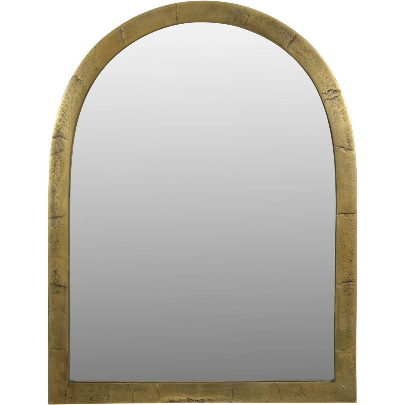 Arched Window Large Mirror in Brass Finish - Image 7