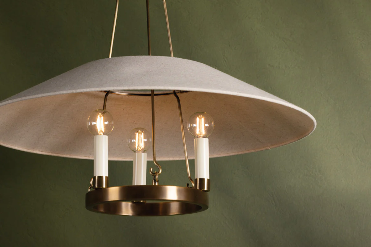 Archive 3Lt Chandelier - Bronze/Brass - Image 3