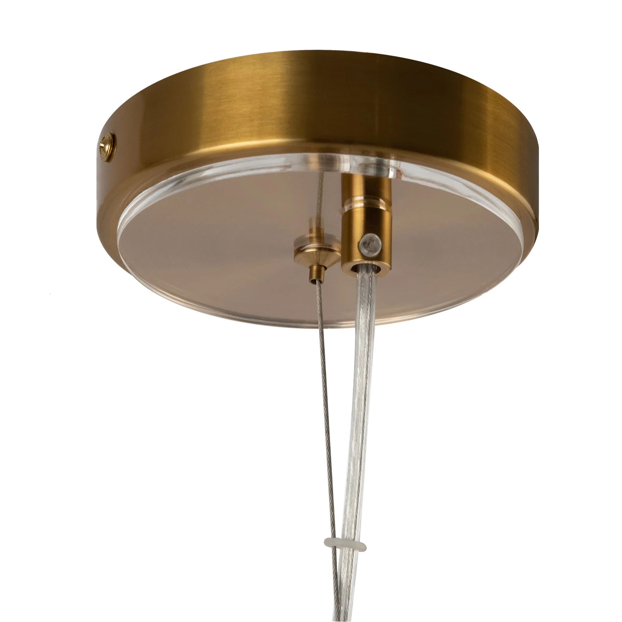Arco 3Lt Centre Ceiling Light - Brass Finish - Image 4