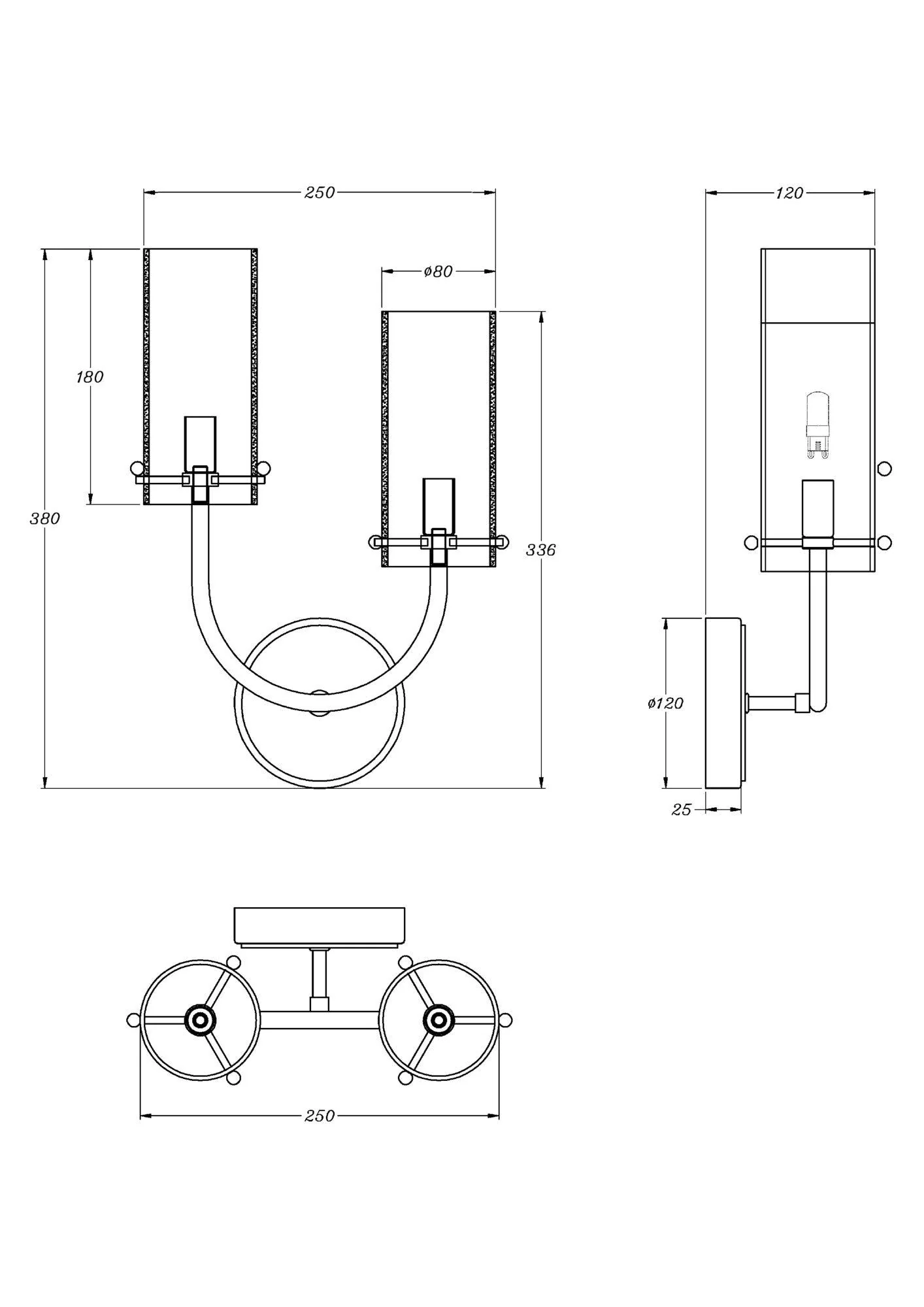 Arco Wall Lamp Style 1 - Image 5