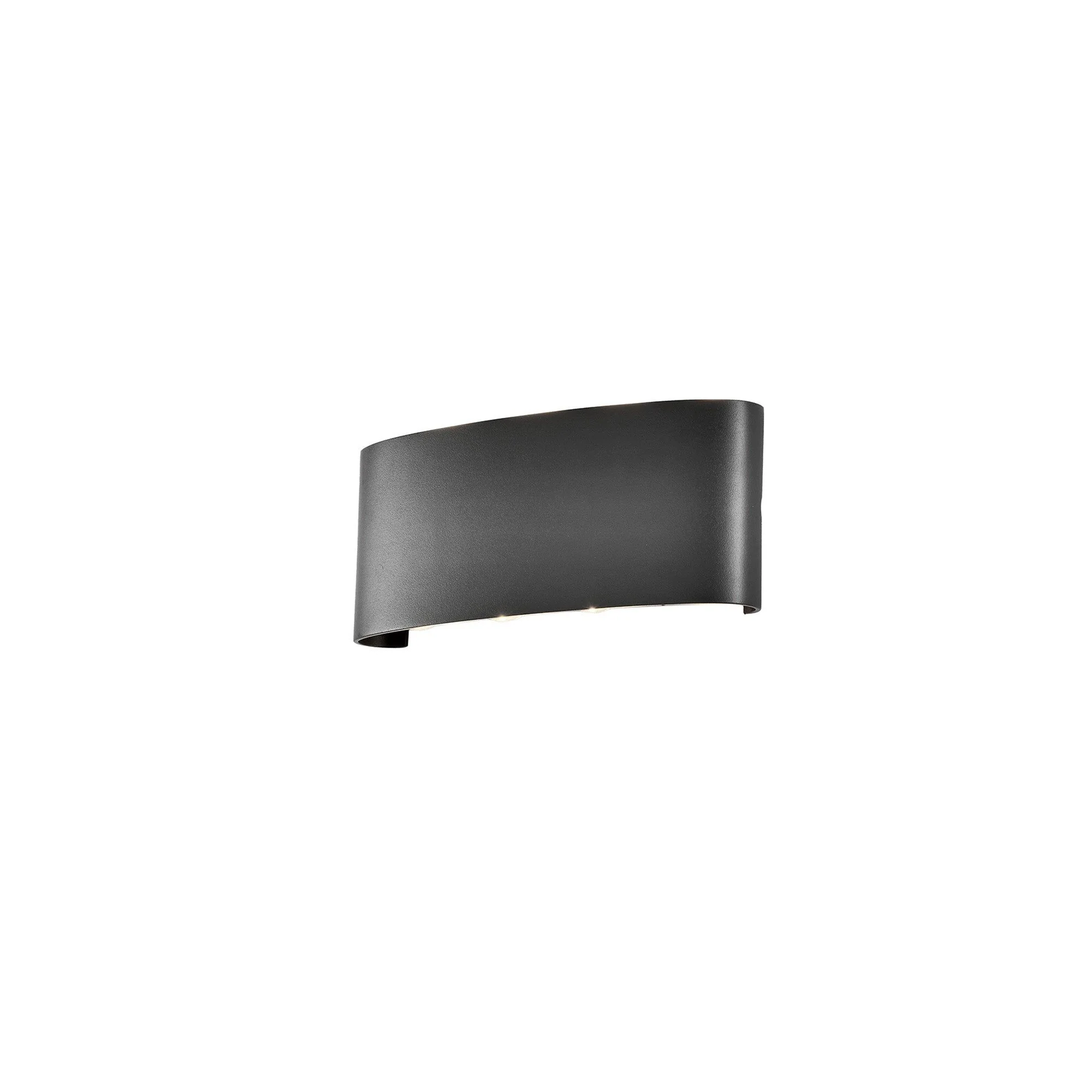 Arcs Wall Lamp, Small/Medium 8W LED, 3000K, 830lm, IP54, Sand White, Anthracite - Image 3