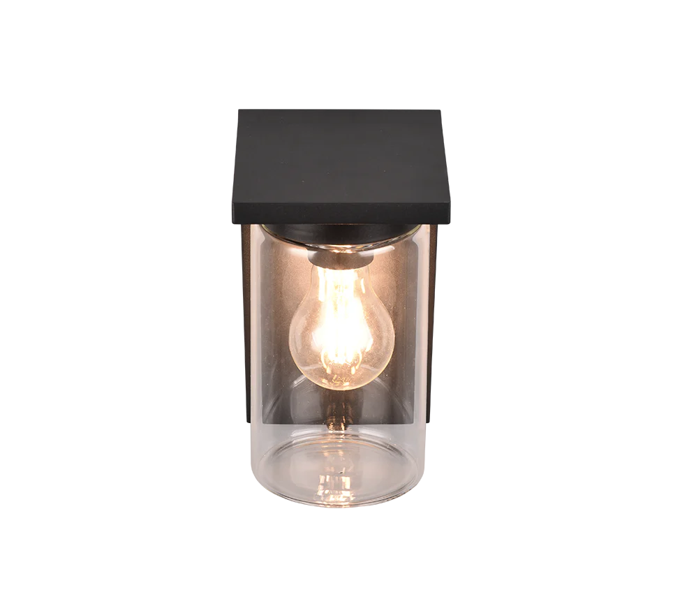 Ardila Outdoor Wall Light- Black/ Wood Finish - Image 12