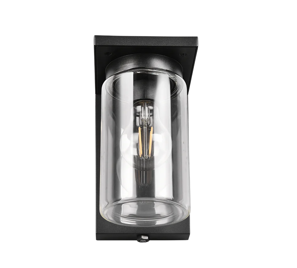 Ardila Outdoor Wall Light- Black/ Wood Finish - Image 14