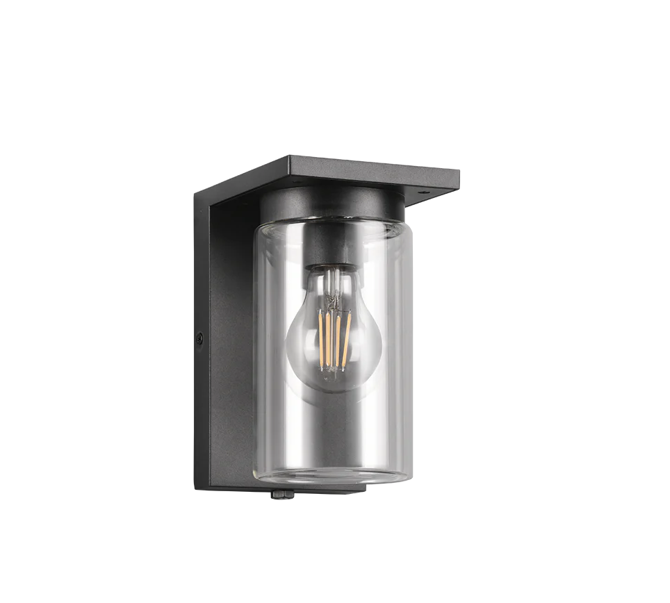 Ardila Outdoor Wall Light- Black/ Wood Finish - Image 15