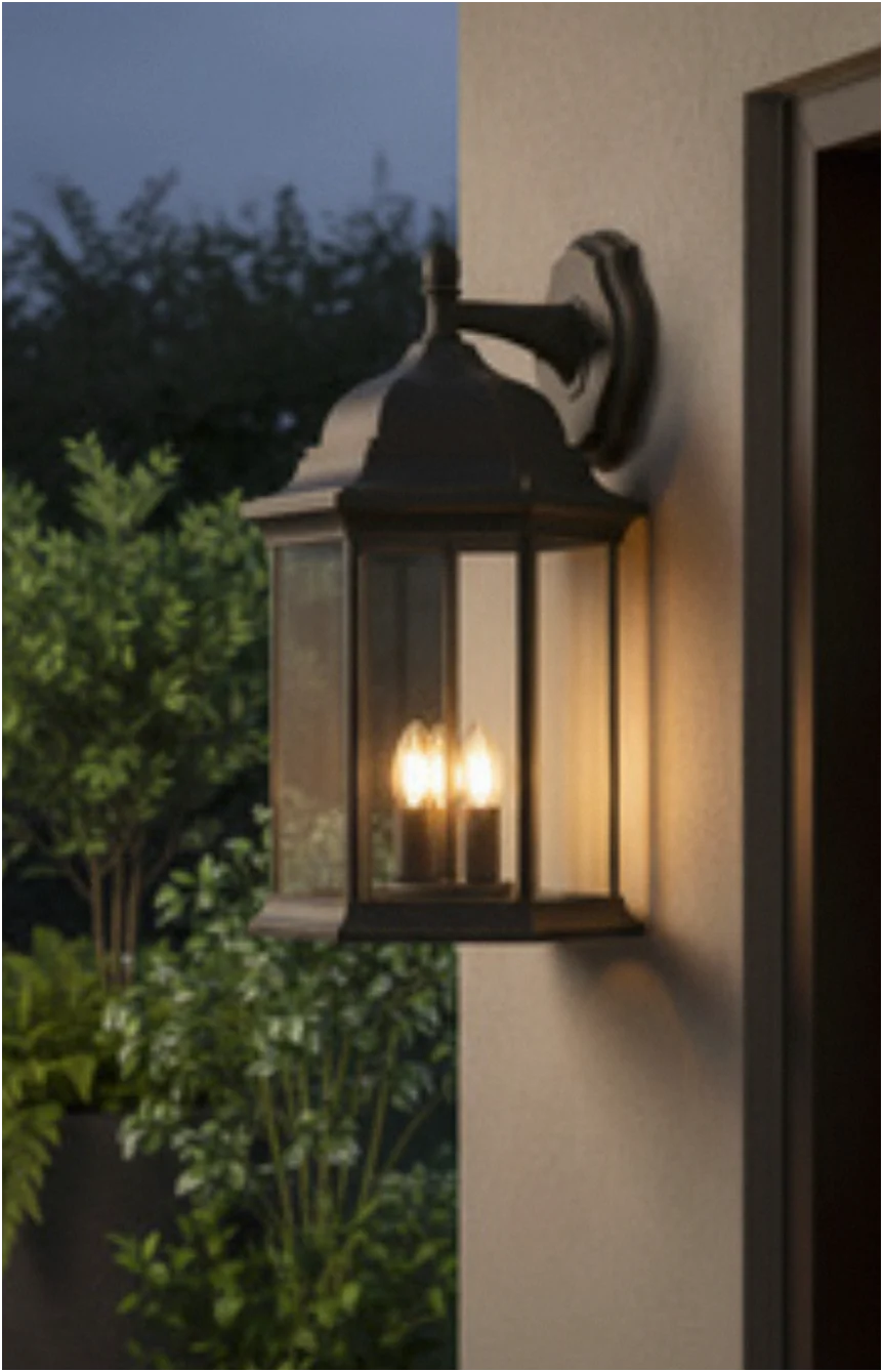 Ardley 6 Panel Lantern Antique Bronze - Image 8