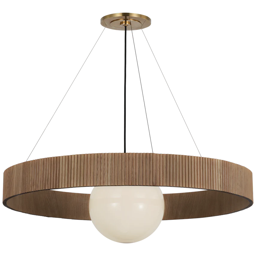Arena 18"/42" Ring and Globe Chandelier - Image 3