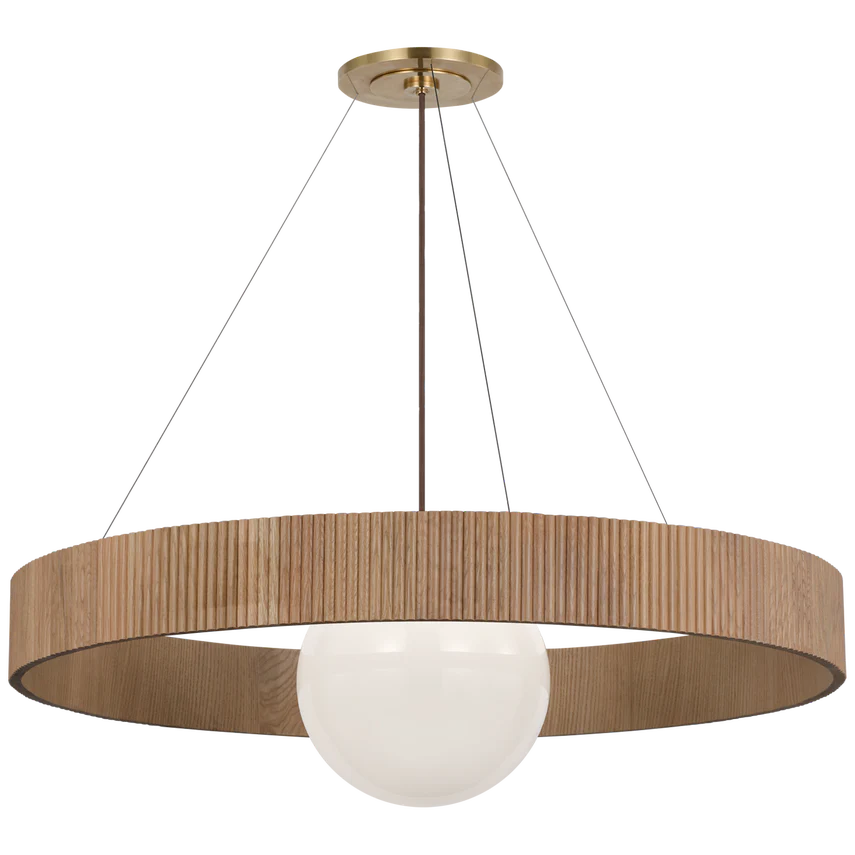 Arena 18"/42" Ring and Globe Chandelier - Image 4