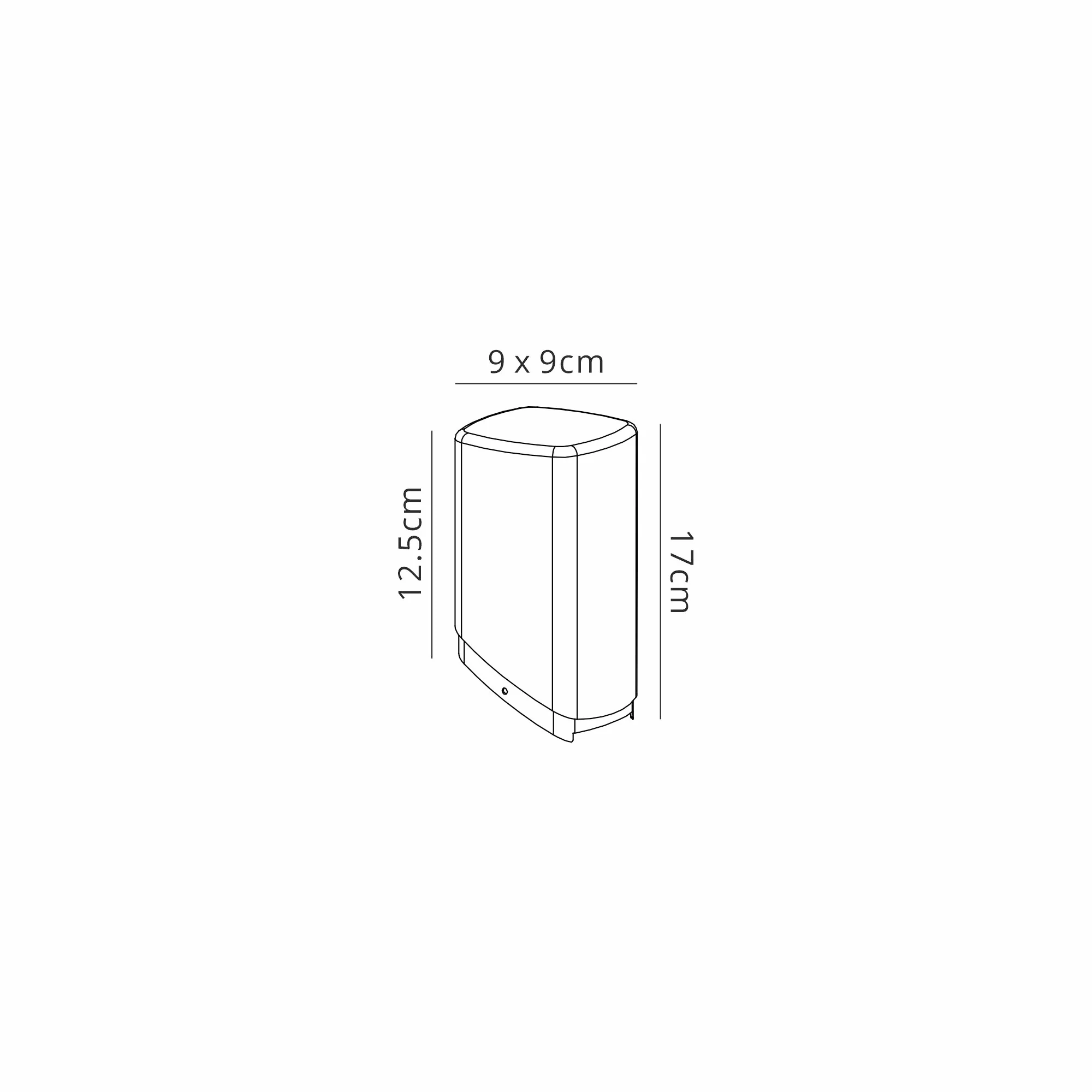 Argent Bollard Light IP44 PIR Motion Sensor - Various Colours - Image 3