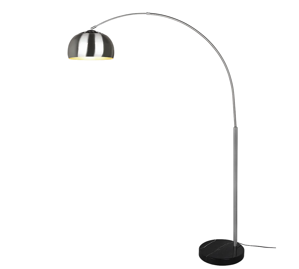 Argentina Arc Floor Lamp - Brass/Nickel - Image 2