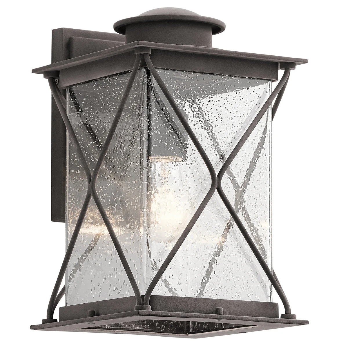 Argyle Small/Medium Wall Lantern - Weathered Zinc Finish - Image 6