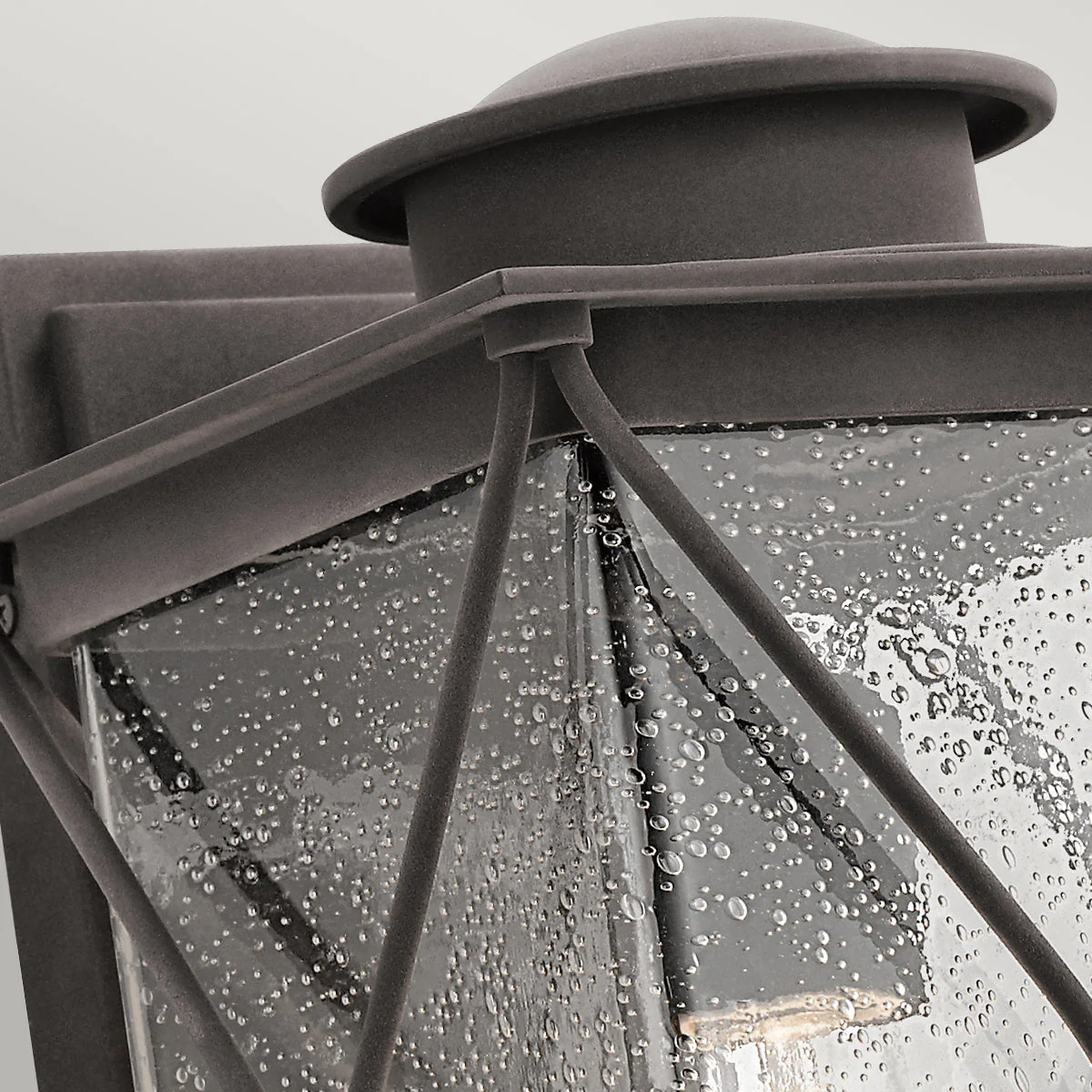 Argyle Small/Medium Wall Lantern - Weathered Zinc Finish - Image 7
