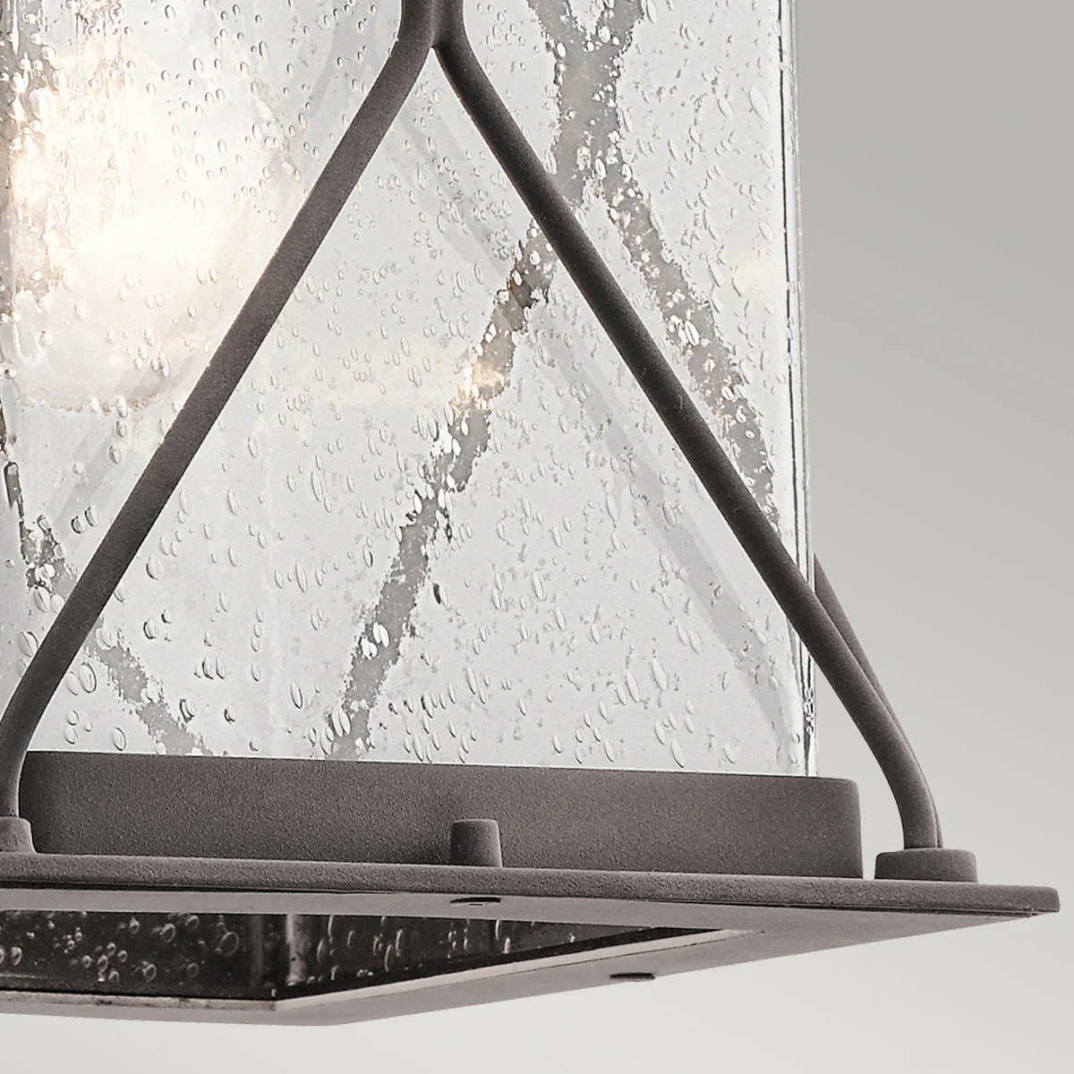 Argyle Small/Medium Wall Lantern - Weathered Zinc Finish - Image 9