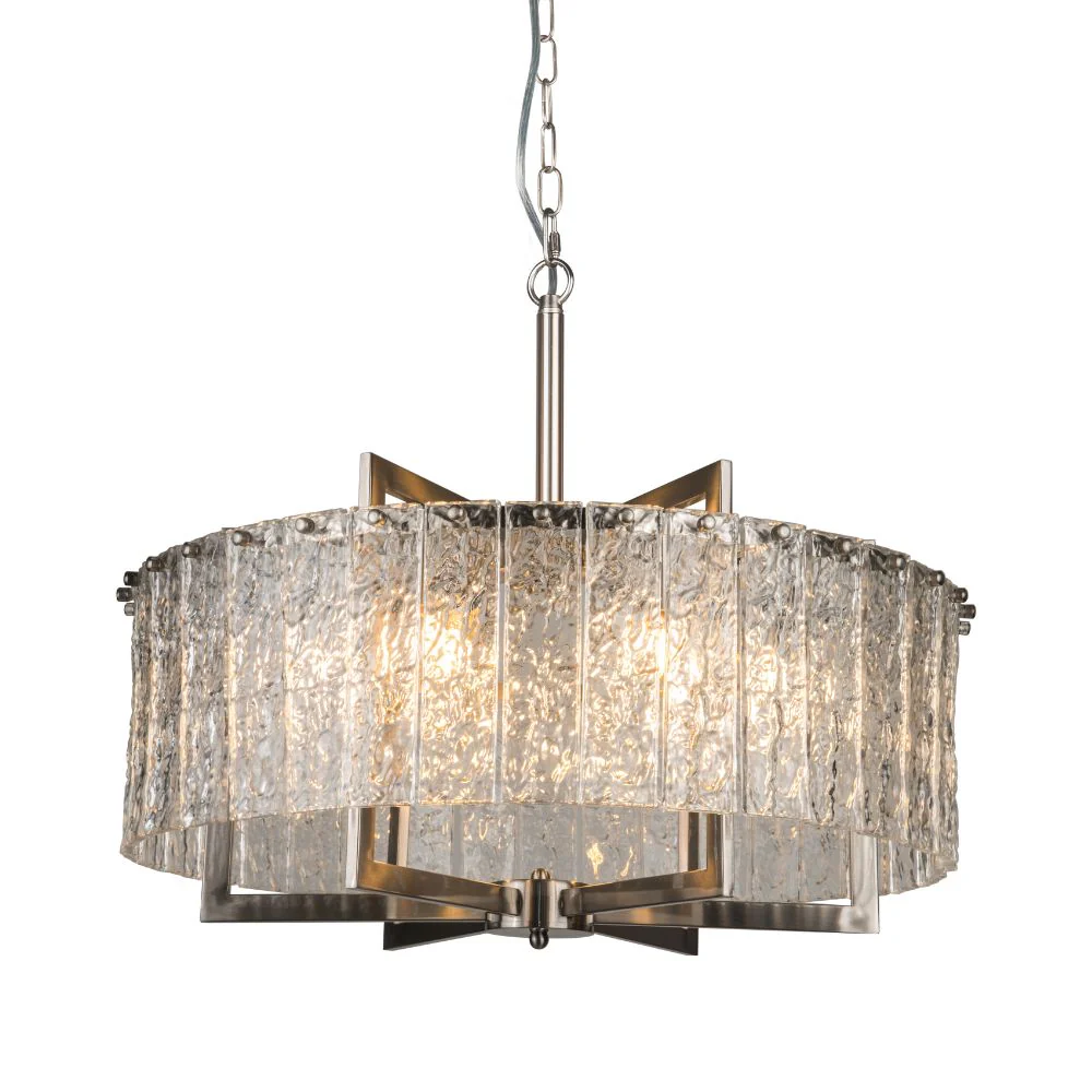 Ariana 6 Lt Ceiling Light - Bronze/ Chrome/ Black Finishes - Image 3