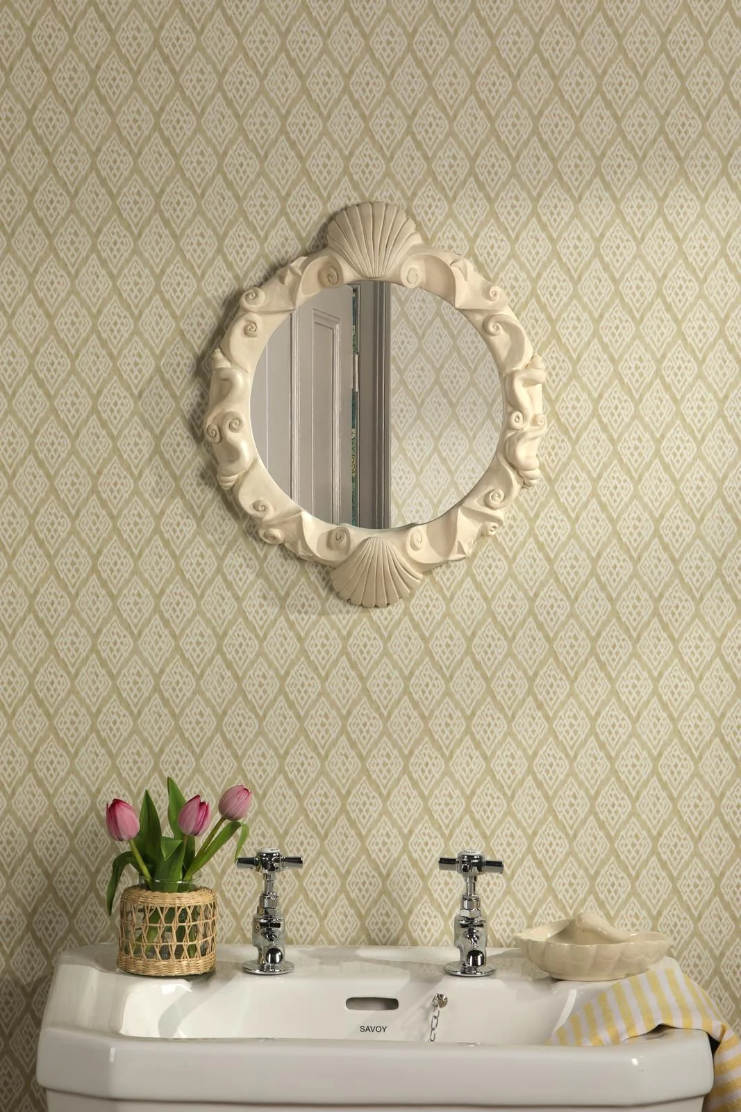 Ariel Mirror Bespoke Finish 40cm - Image 4