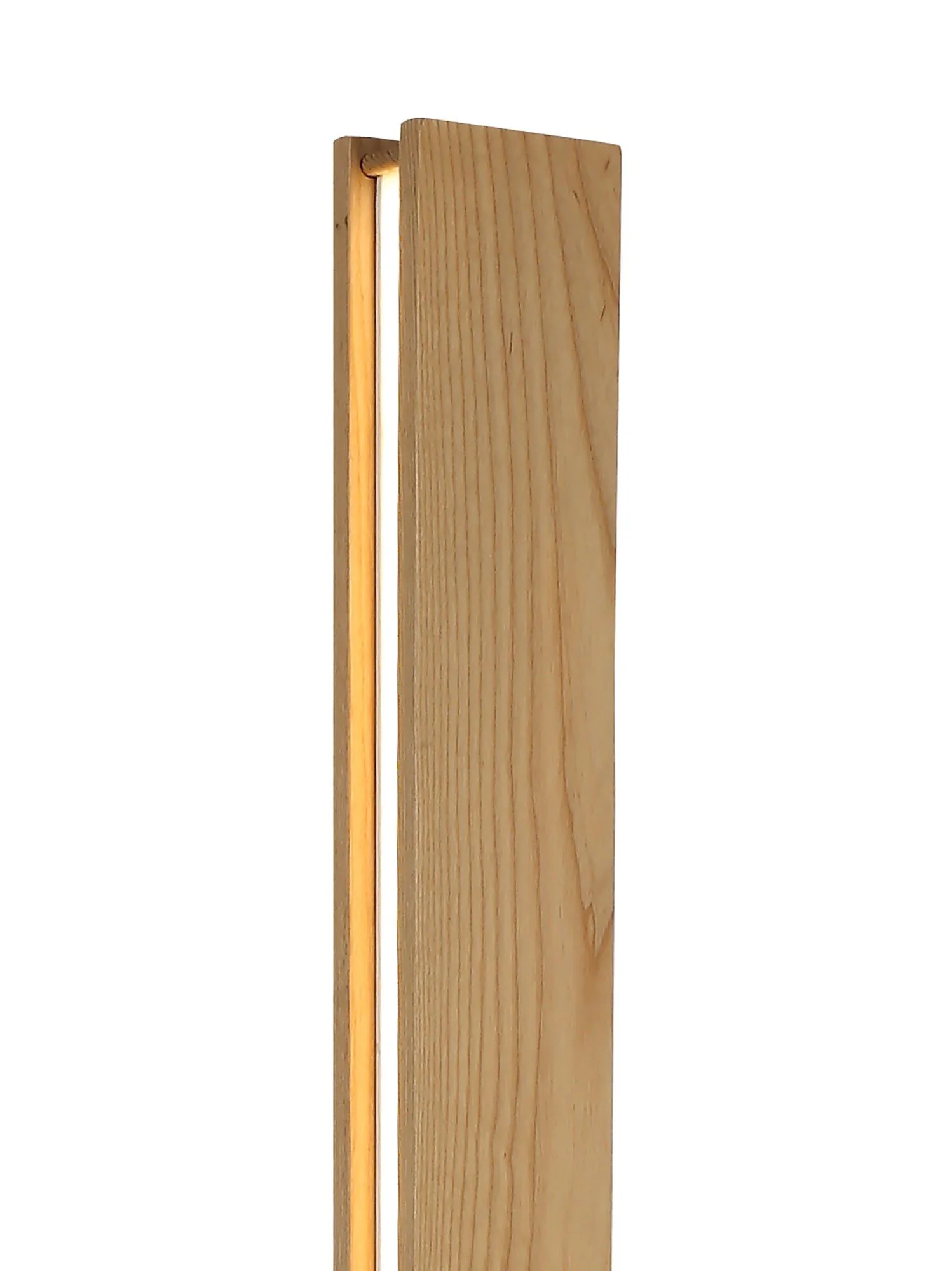 Aries Floor Lamp, 2 x 18W LED, 3000K, 1560lm, Oak & Sand White, 3yrs Warranty IP20 - Image 2