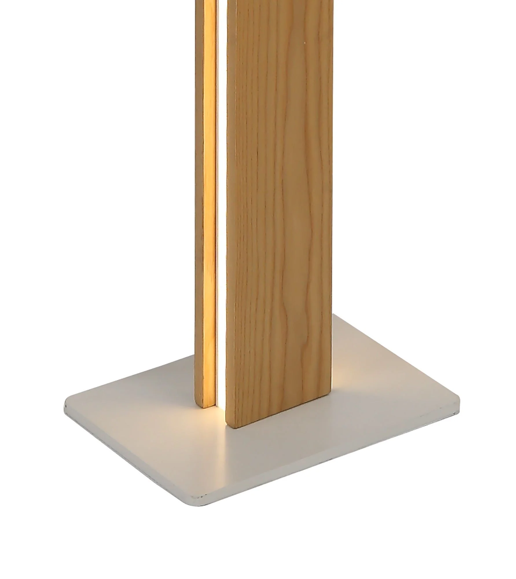 Aries Floor Lamp, 2 x 18W LED, 3000K, 1560lm, Oak & Sand White, 3yrs Warranty IP20 - Image 3