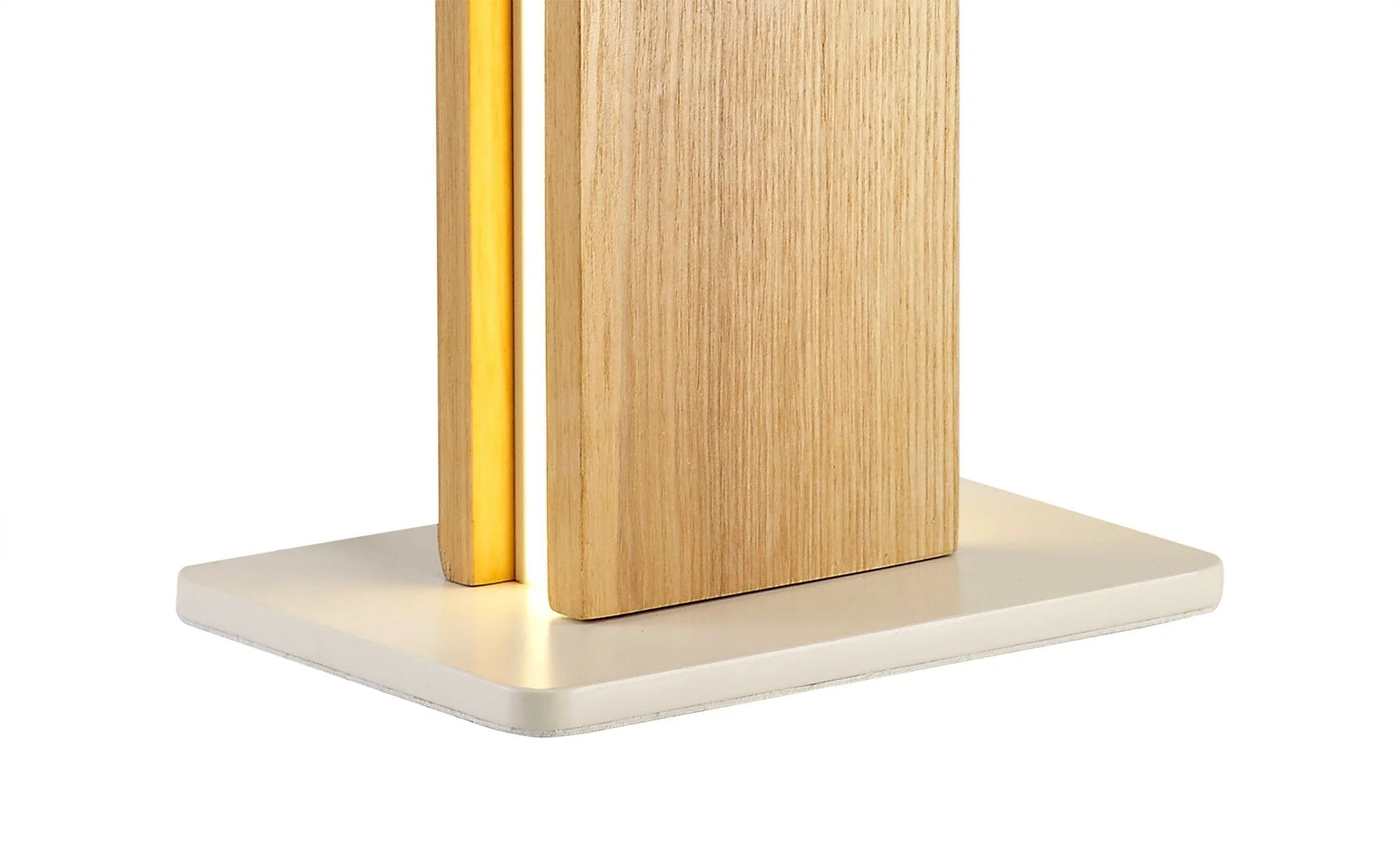 Aries Table Lamp, 2 x 6W LED, 3000K, 450lm, Oak & Sand White, 3yrs Warranty IP20 - Image 2