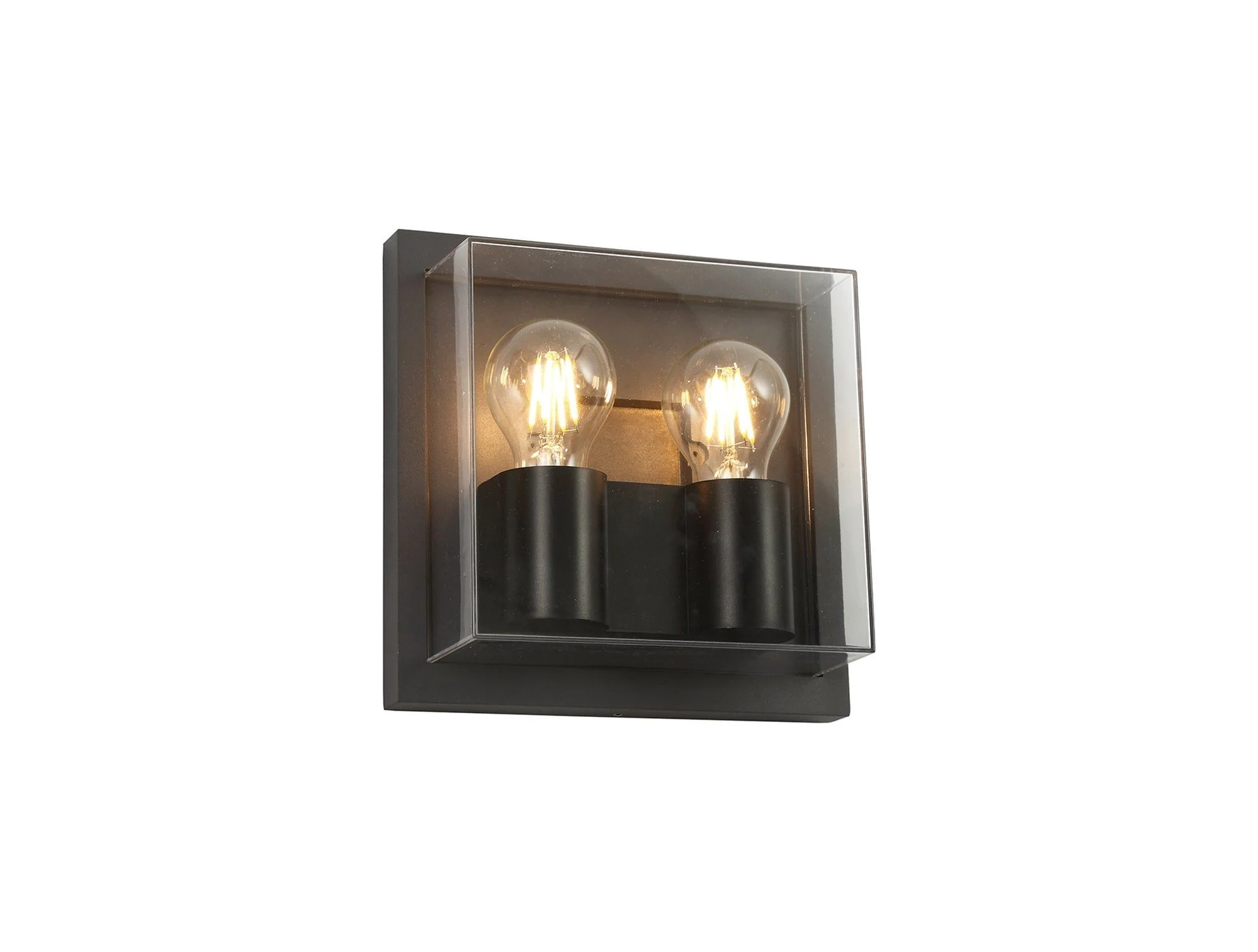 Arlene Outdoor Wall/ Ceiling Lamp IP65- Anthracite & Opal/Anthracite & Clear - Image 3