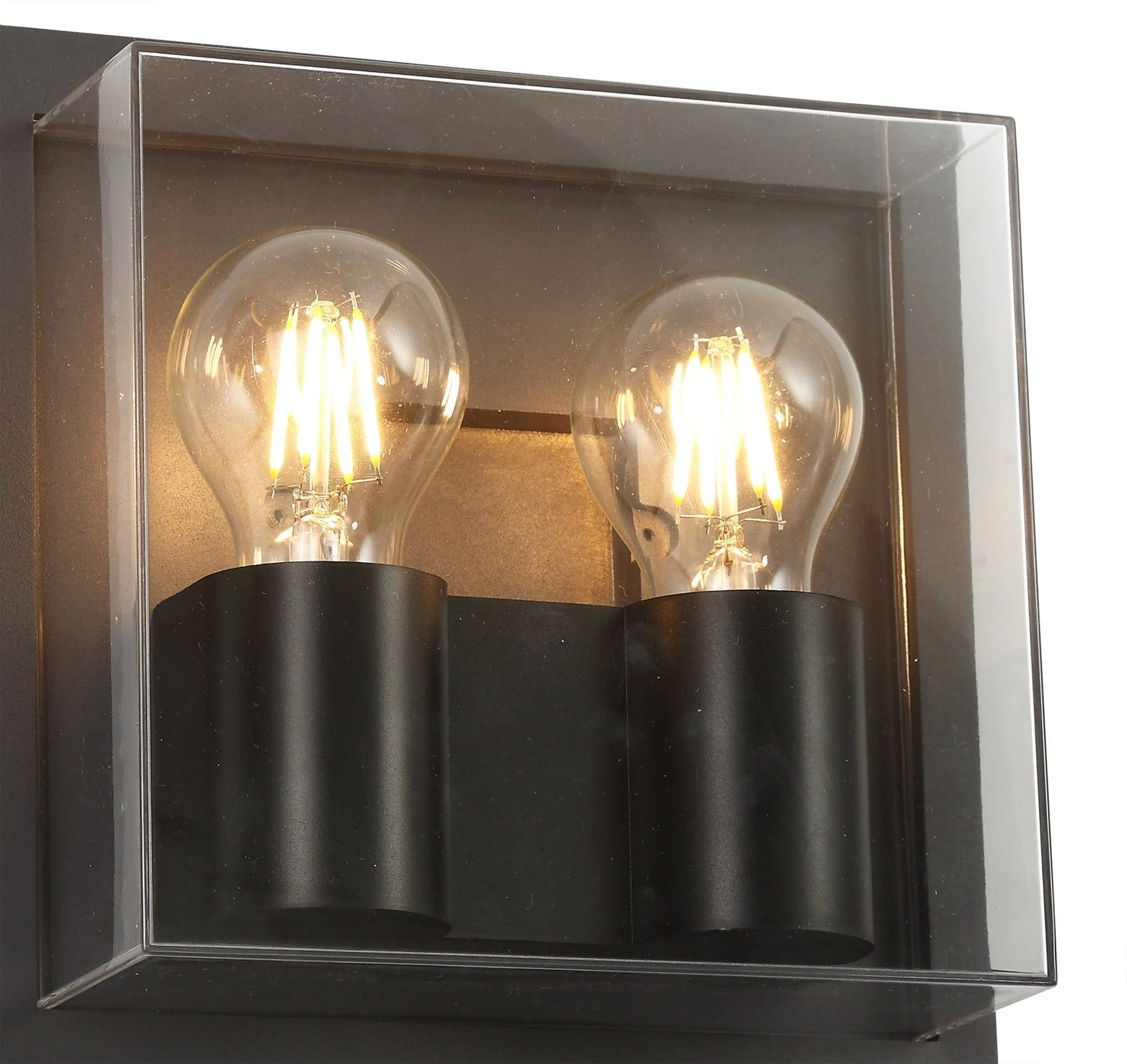 Arlene Outdoor Wall/ Ceiling Lamp IP65- Anthracite & Opal/Anthracite & Clear - Image 5