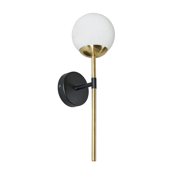 Arles 1LT Bathroom Wall Light IP44, Satin Brass - Promotional Offer