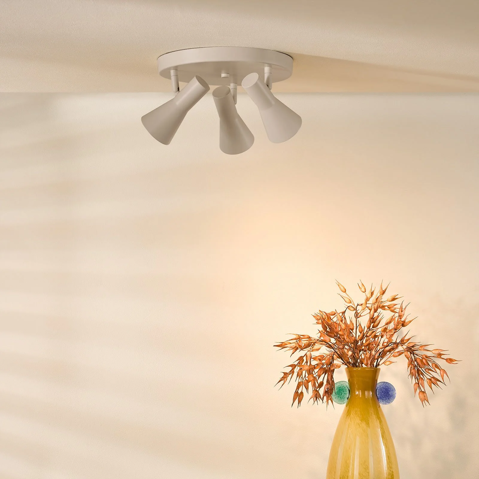 Arnel 3 Light Plate Spotlight- Satin Taupe Finish - Image 4