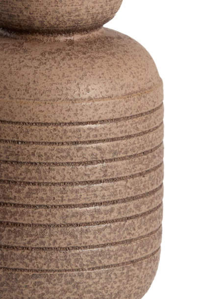 ARPINO Vase Deco - Ceramics Matt Dark Brown - Image 3