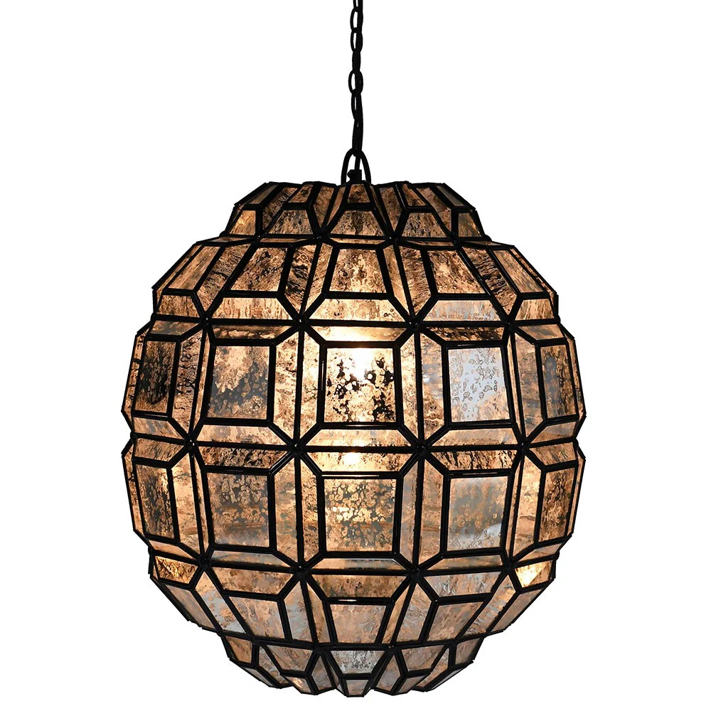 Arran Bronzed Parisian Pendant Ceiling Light - Image 5
