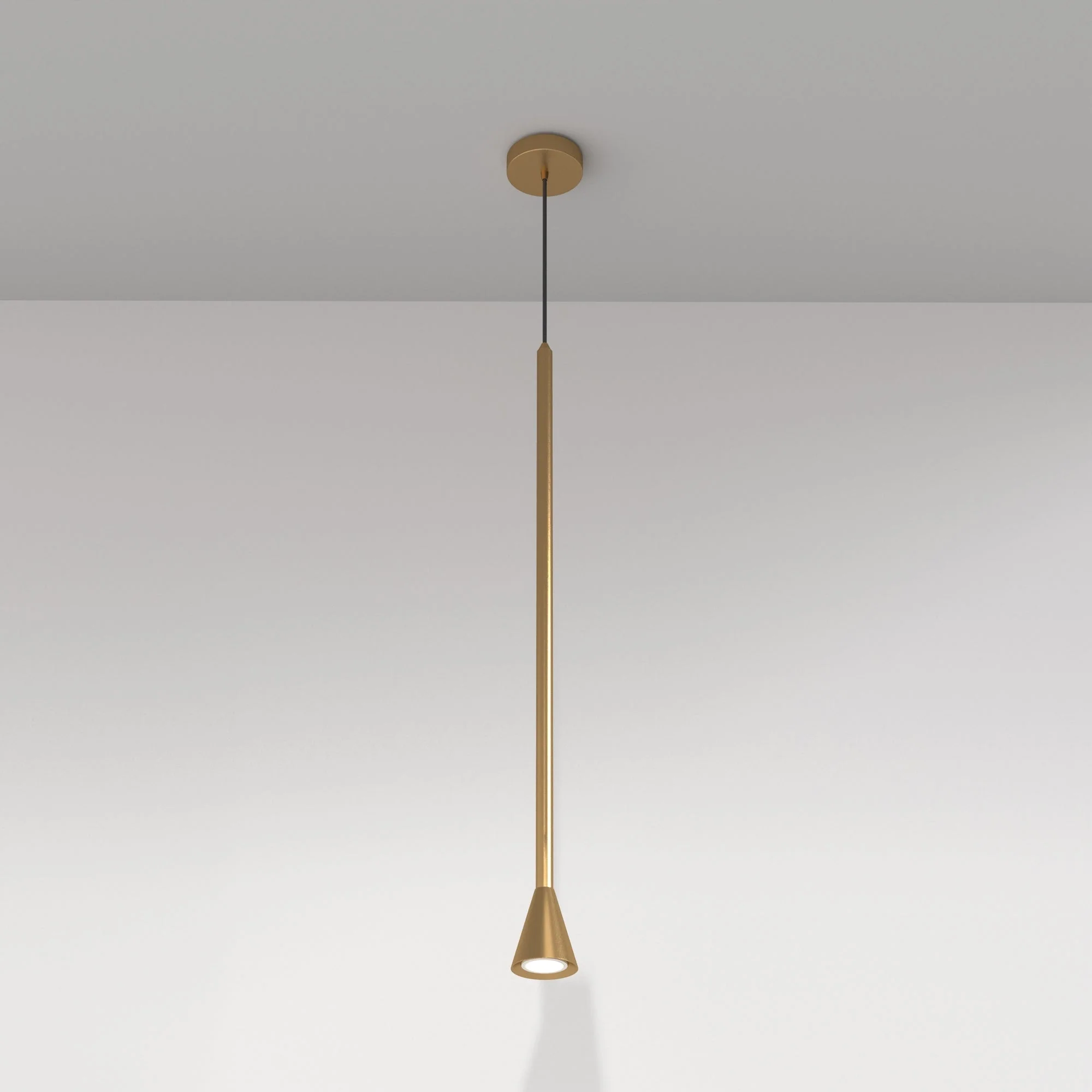 Arrow Single Pendant Light - White / Gold / Black - Image 9