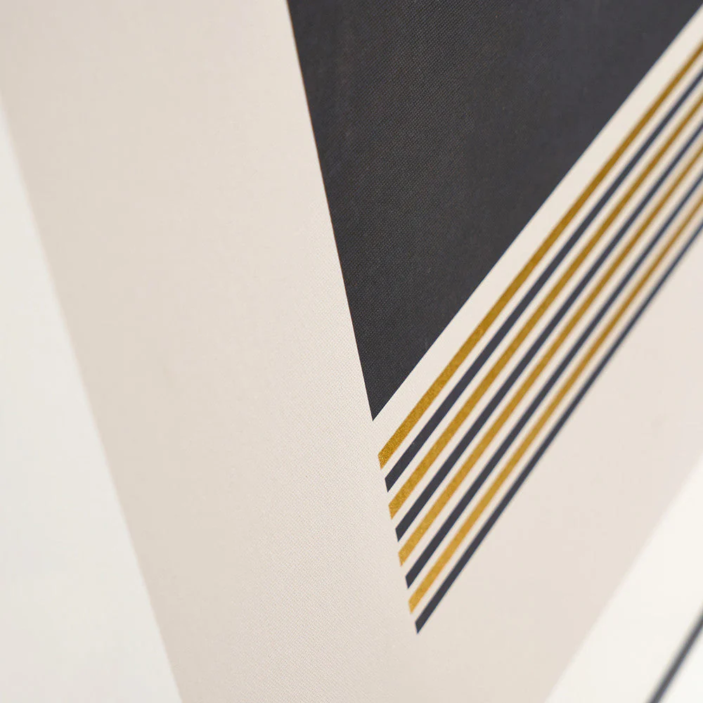 Art Deco Print with Gold Detail and Black Frame - Image 3