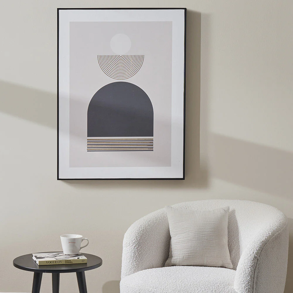 Art Deco Print with Gold Detail and Black Frame - Image 5
