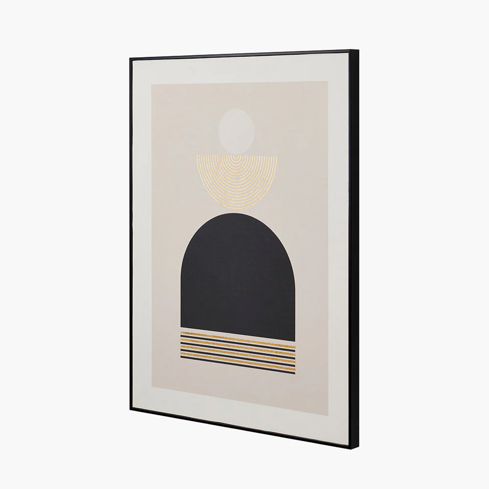 Art Deco Print with Gold Detail and Black Frame - Image 7