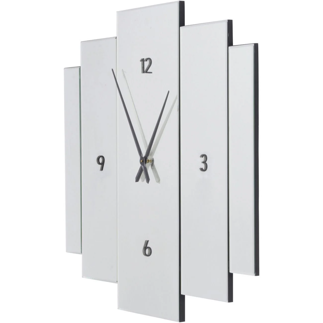 Aruna Modern Wall Clock - Mirrored Finish - Image 2