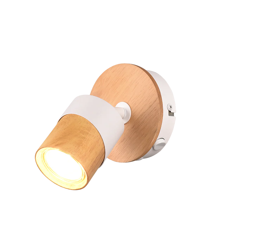 Aruni Wall/Ceiling Spotlight - Black/White - Image 2