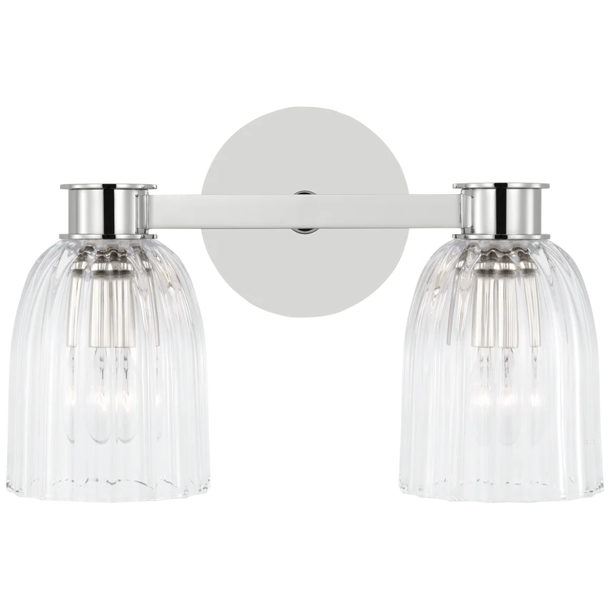 Asalea 1/2/3Lt Bathroom Sconce - Brass/Nickel - Image 4