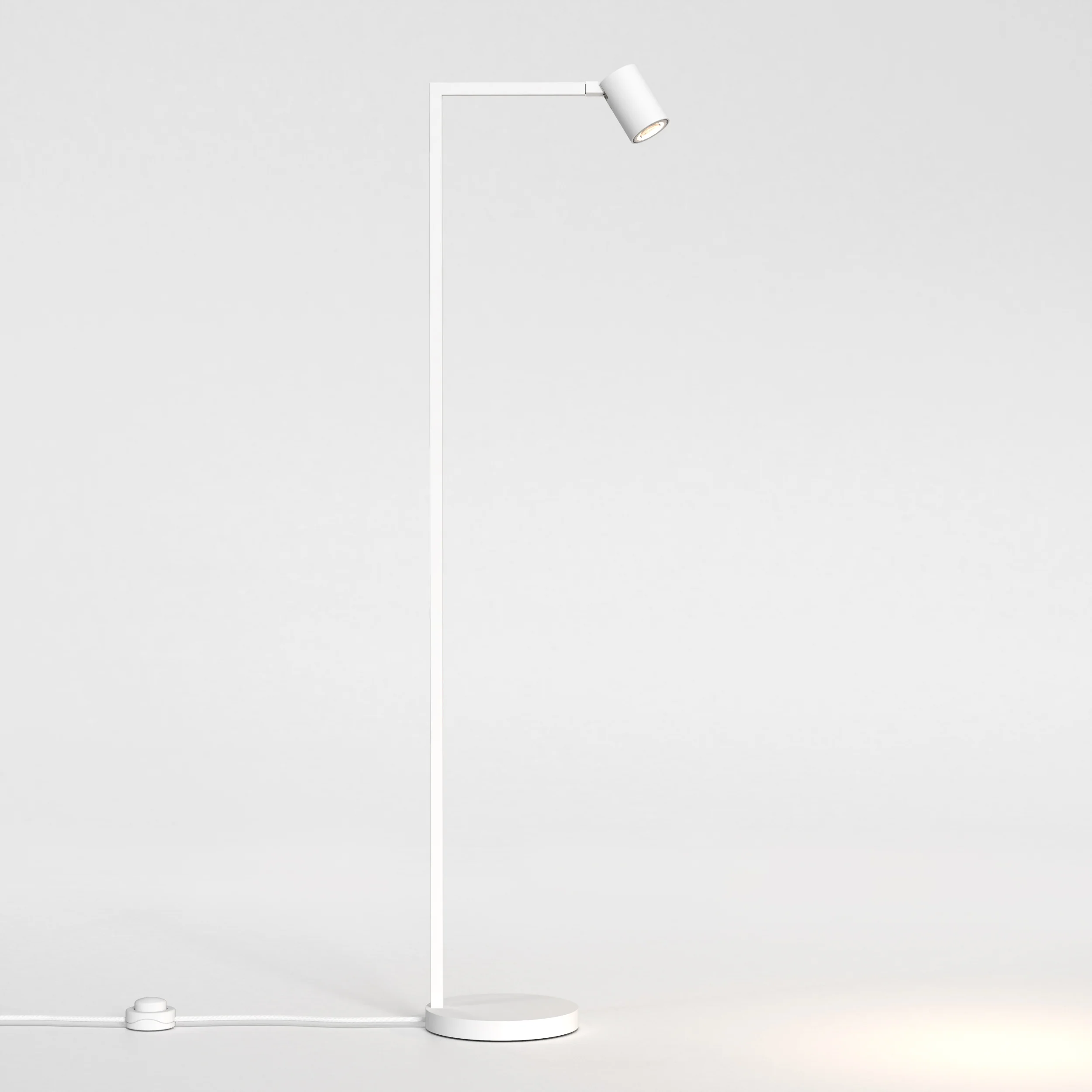 Ascoli Floor Lamp- Black/ White - Image 2