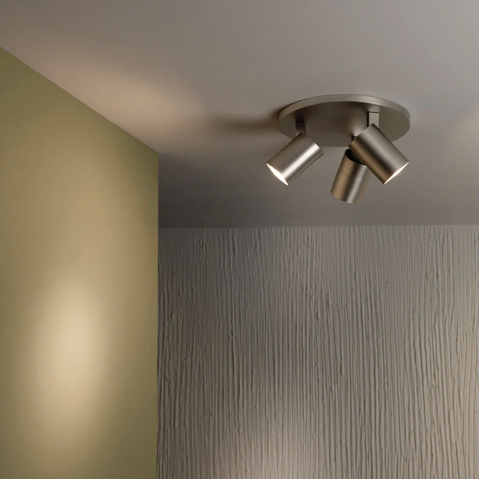 Ascoli Triple Round Plate Spotlight - Various Finishes - Image 2
