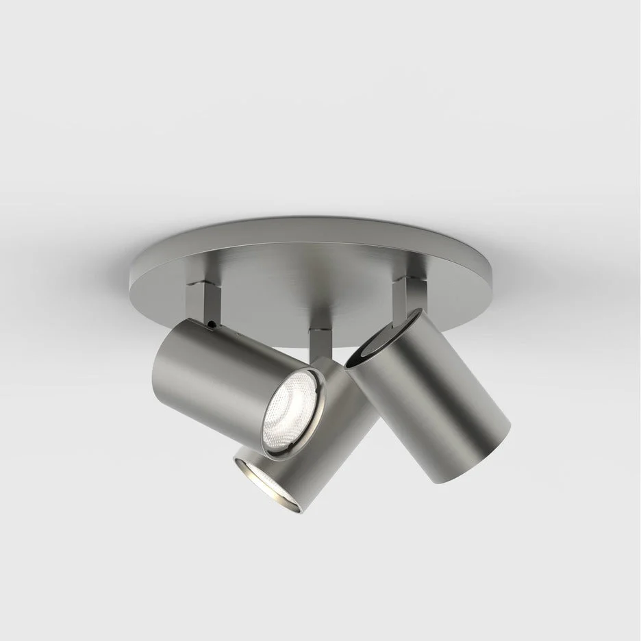 Ascoli Triple Round Plate Spotlight - Various Finishes - Image 4