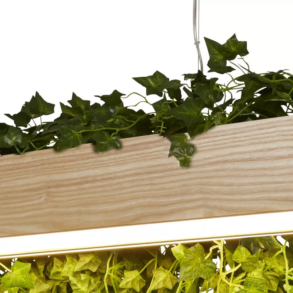 Ash LED Bar Ceiling Pendant - Wood - Image 4
