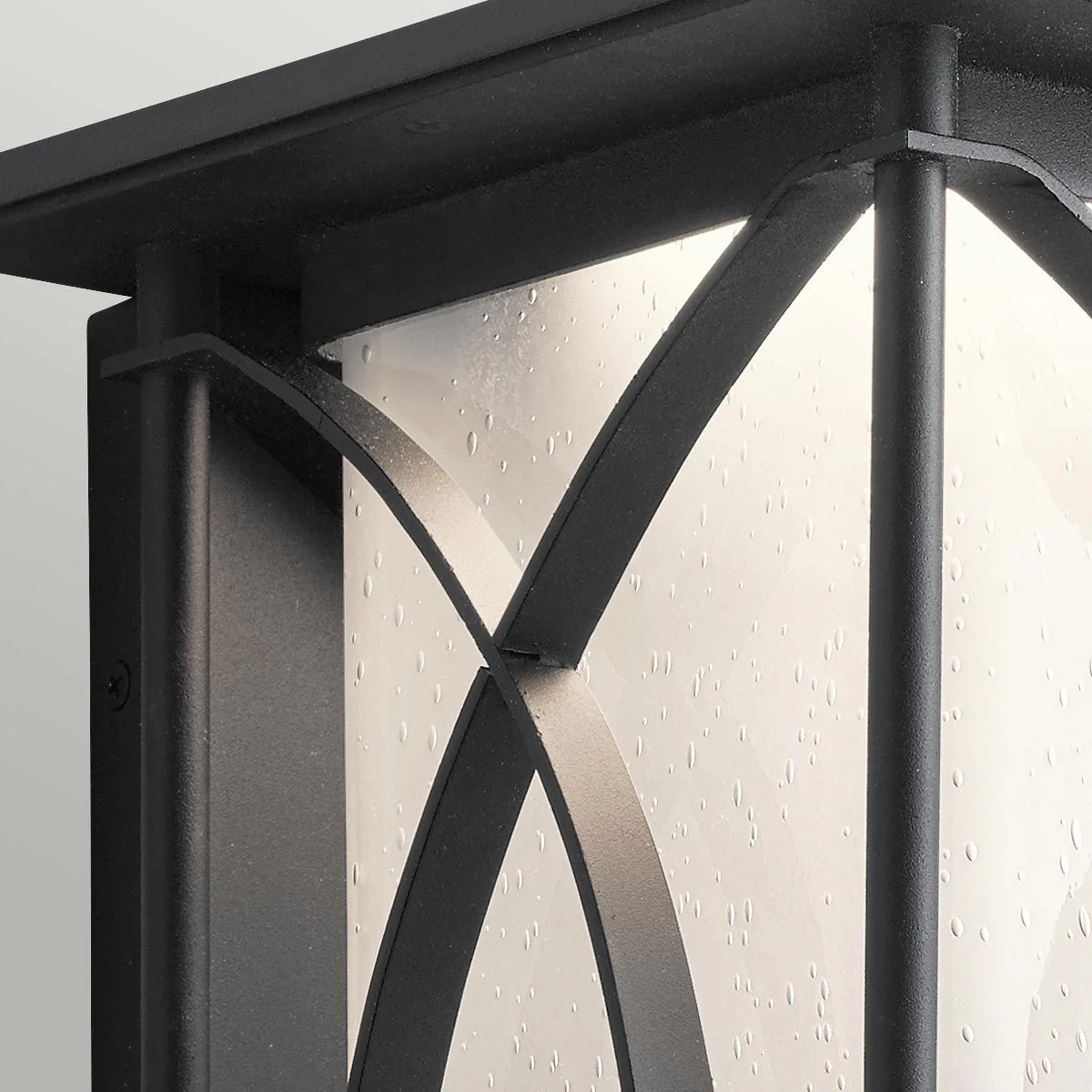 Ashbern 1 Light Small/Medium/Large Outdoor Wall Lantern - Textured Black E27 IP44 - Image 13