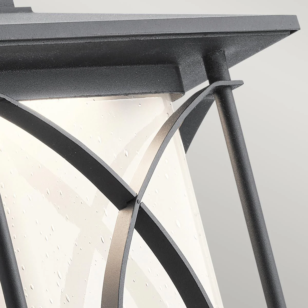 Ashbern 1 Light Small/Medium/Large Outdoor Wall Lantern - Textured Black E27 IP44 - Image 15