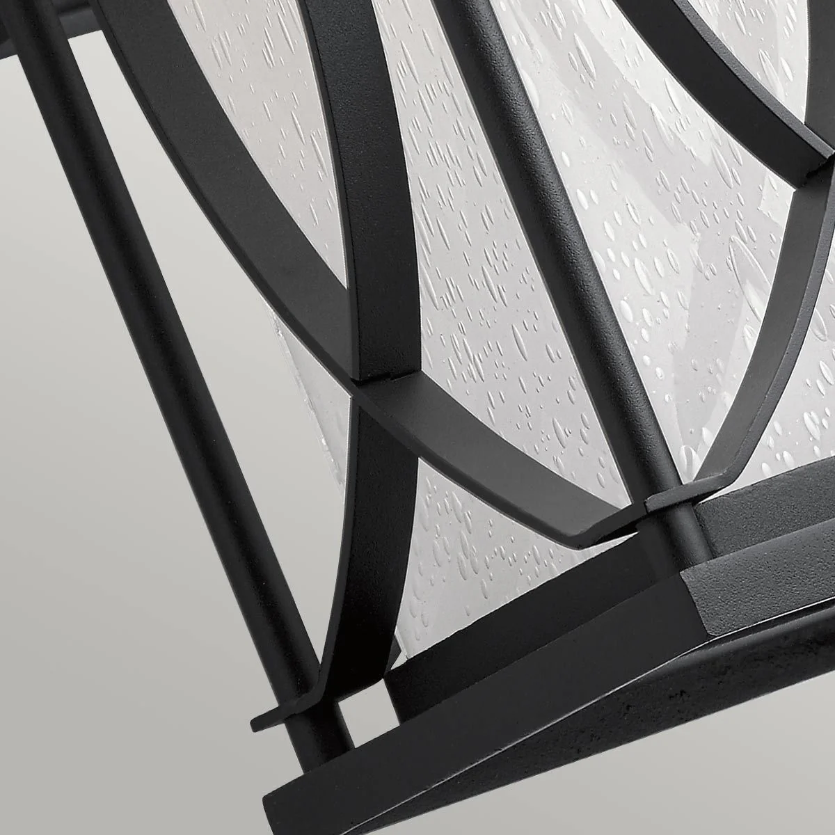 Ashbern 1 Light Small/Medium/Large Outdoor Wall Lantern - Textured Black E27 IP44 - Image 9