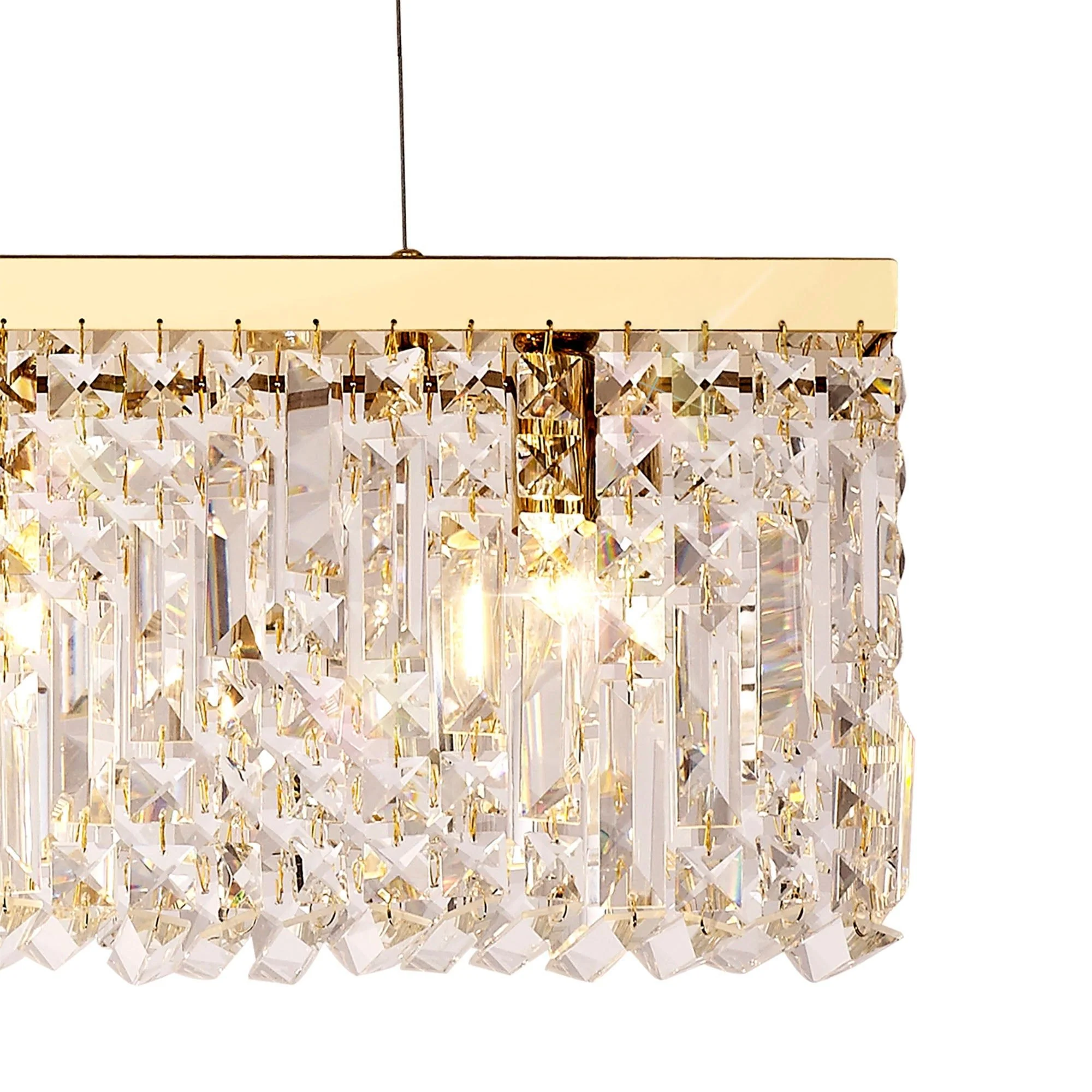 Ashby 5/7Lt Crystal Island Light - Gold/Chrome - Image 3