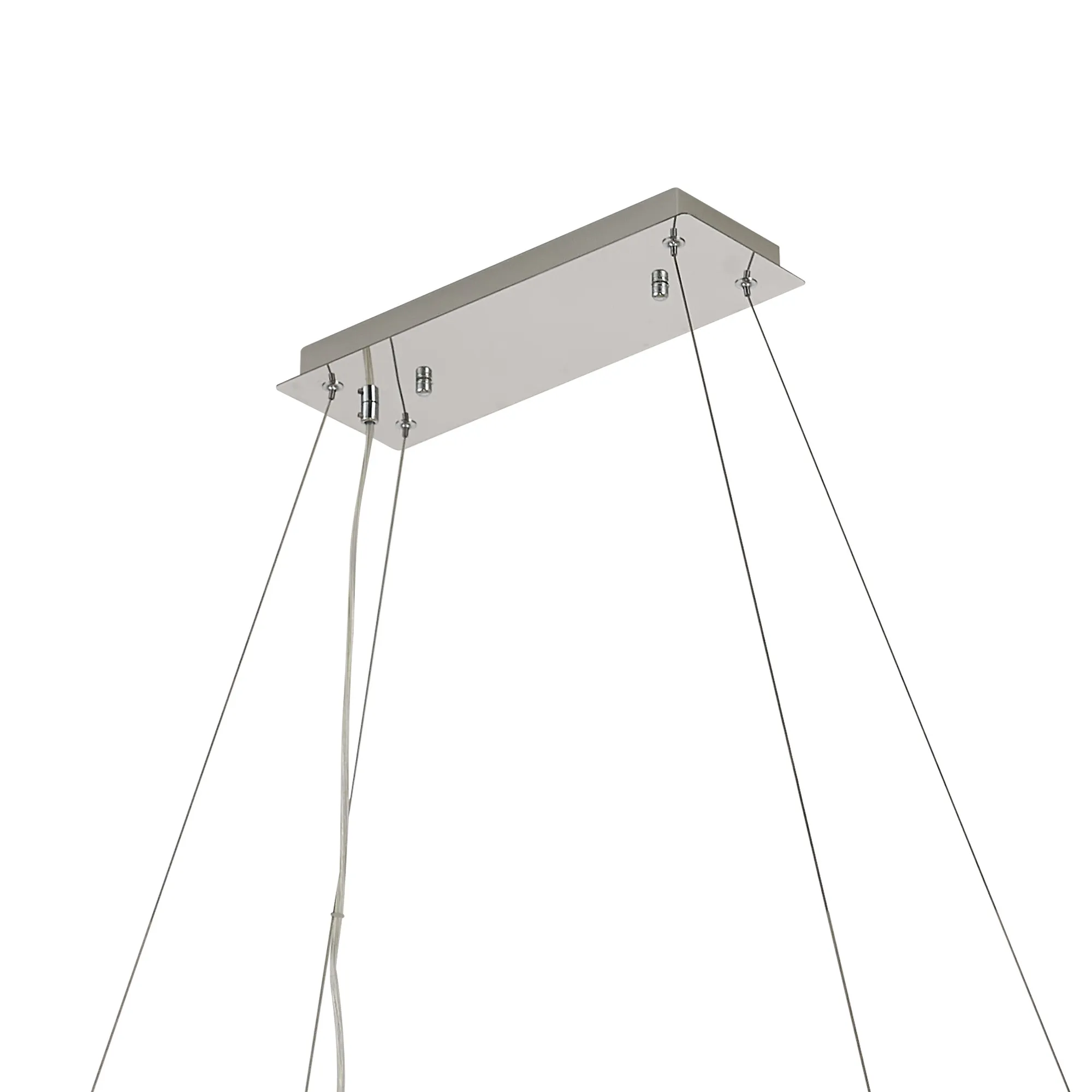 Ashby Rectangular Pendant Chandelier, 12/14 Light - Polished Chrome/ Gold Finishes - Image 18