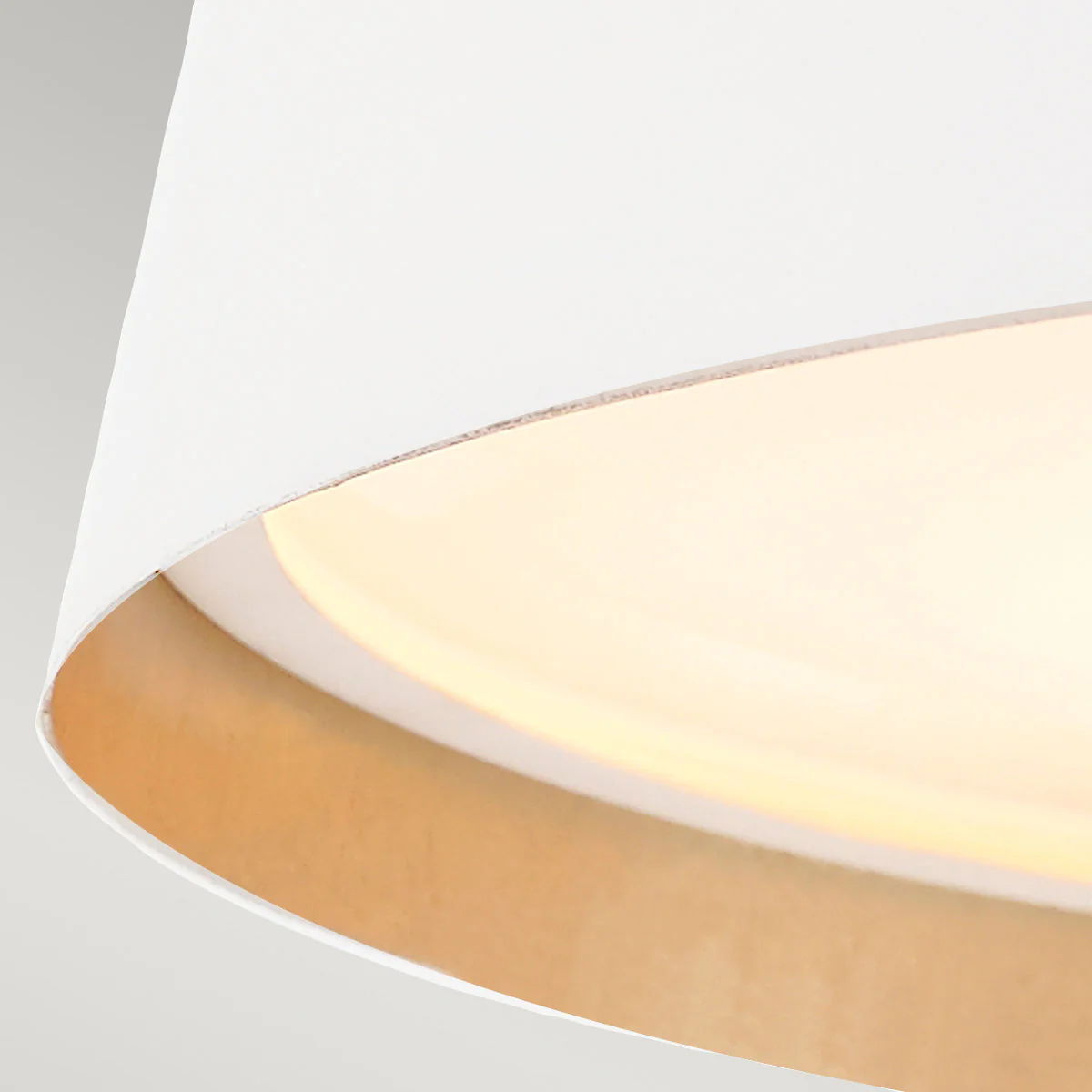 Asher 3 Light Flush Light - Midnight Black & Gold/Matte White & Gold - Image 10