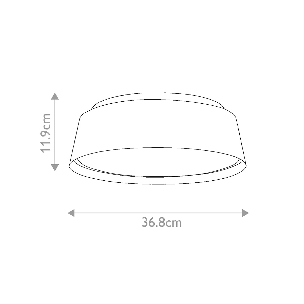 Asher 3 Light Flush Light - Midnight Black & Gold/Matte White & Gold - Image 13