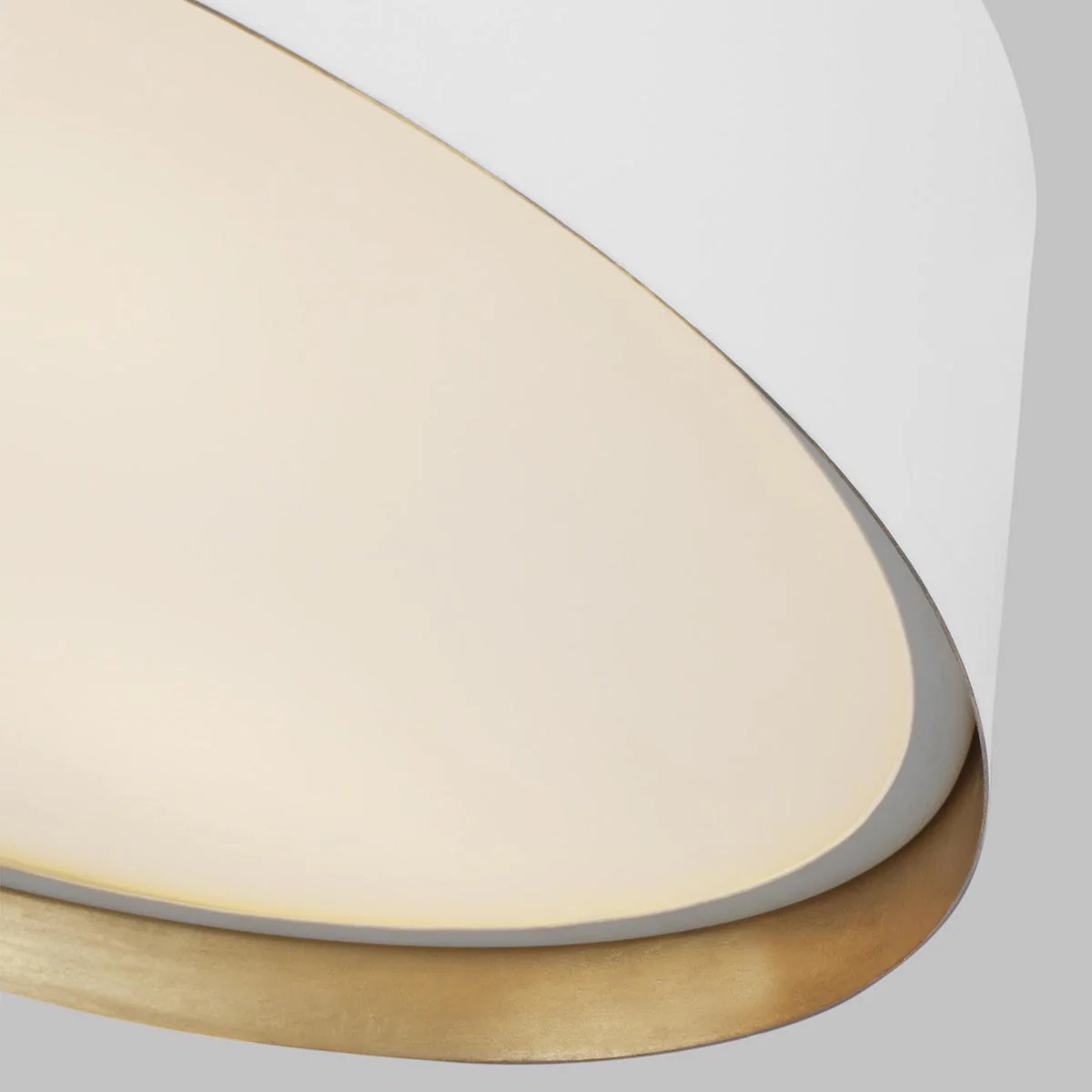 Asher 3 Light Flush Light - Midnight Black & Gold/Matte White & Gold - Image 9