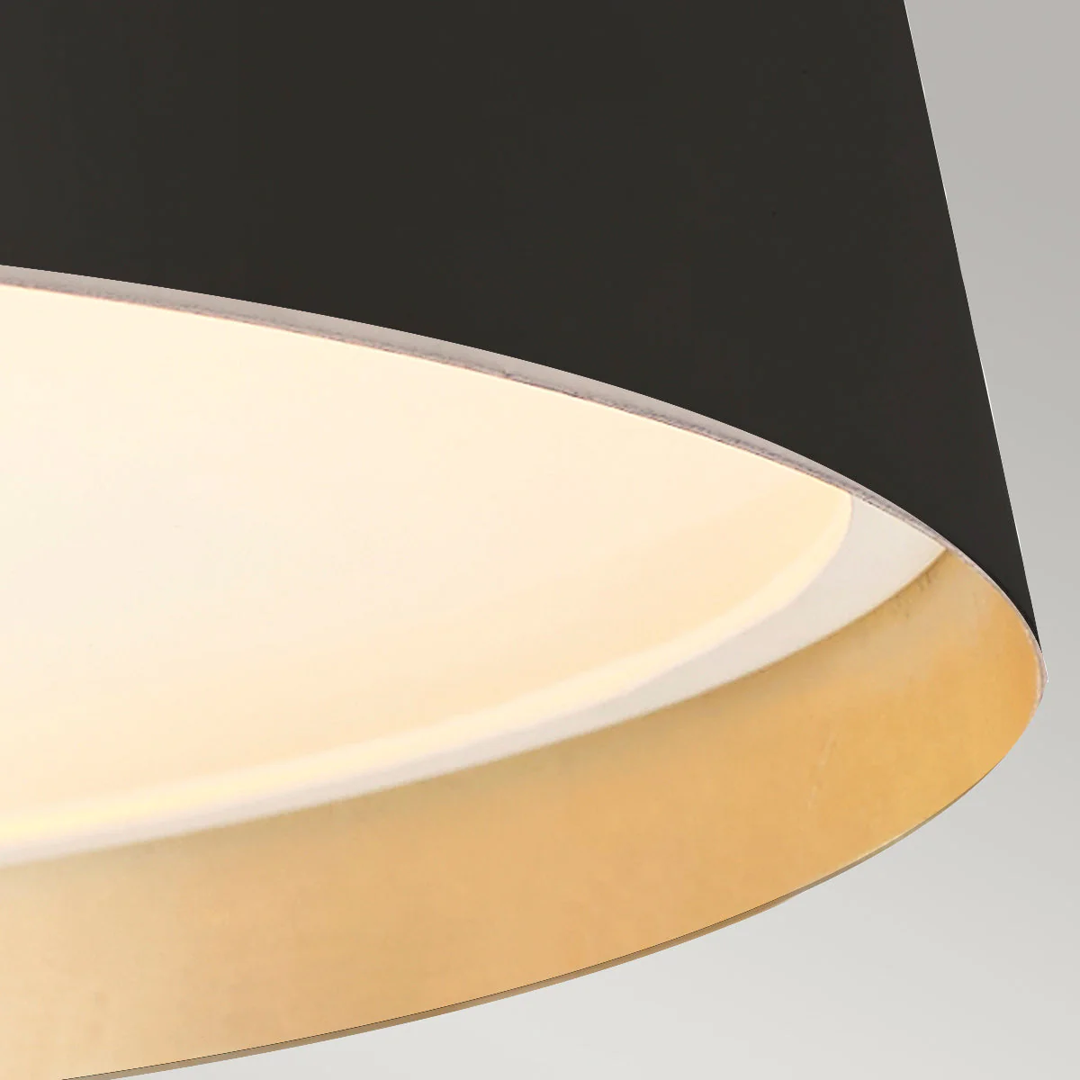 Asher 5 Light Pendant - Midnight Black & Gold/Matte White & Gold E14 - Image 6