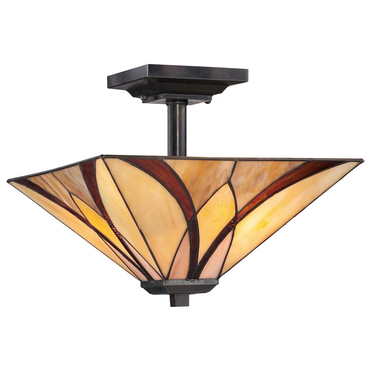 Asheville 2 Light Semi-Flush - Valiant Bronze - Image 4